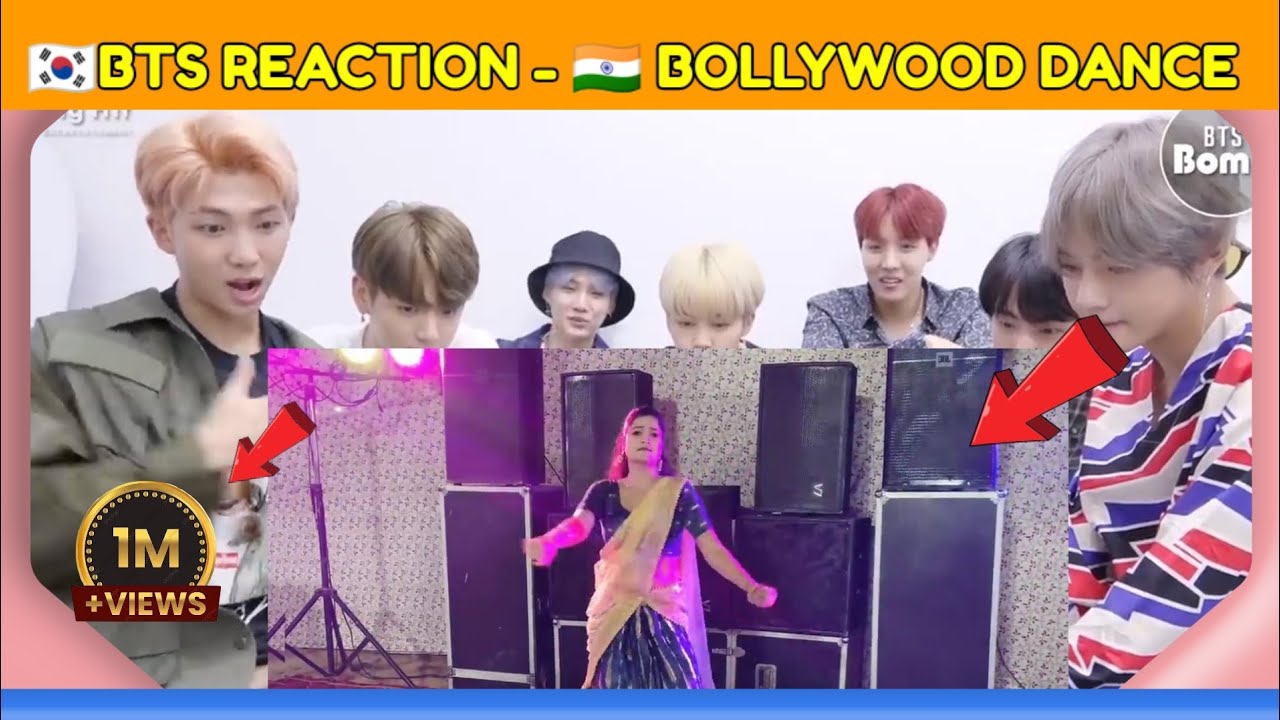 BTS REACTION ON INDIAN SONG DANCE | BTS REACTION TO BOLLYWOOD SONG