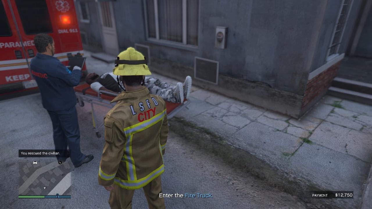 GTA Online's NEW Firefighter Jobs are BROKEN! (4K Gameplay)