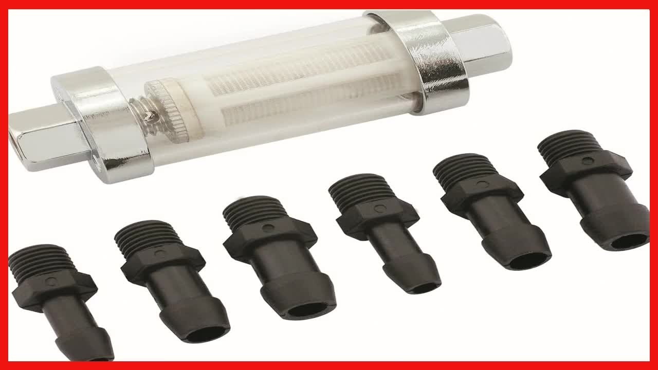 Mr. Gasket 9706 Universal Clearview Fuel Filter