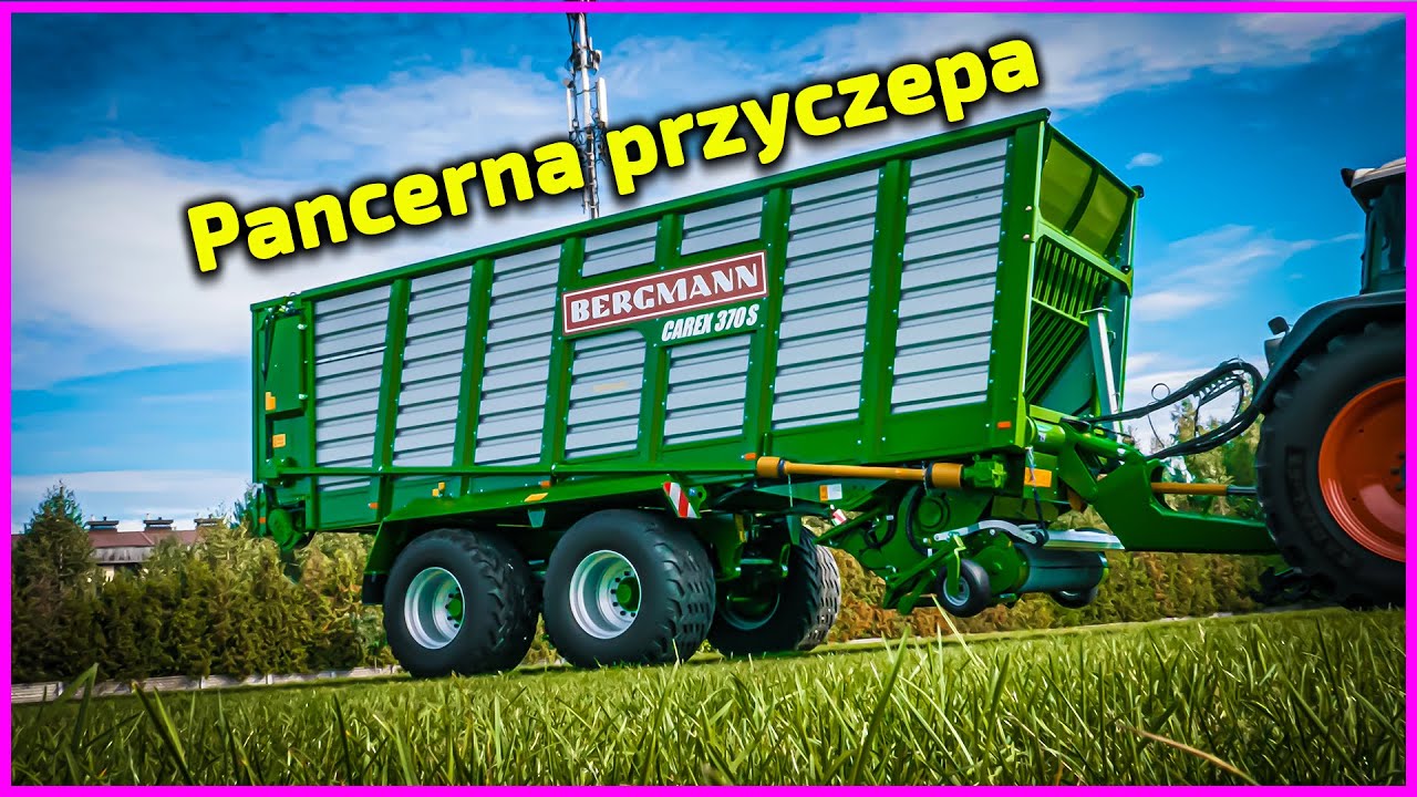 Pancerna przyczepa samozbierająca Bergmann Carex 370 S 👉 Co w niej  takiego wyjątkowego? [Korbanek]
