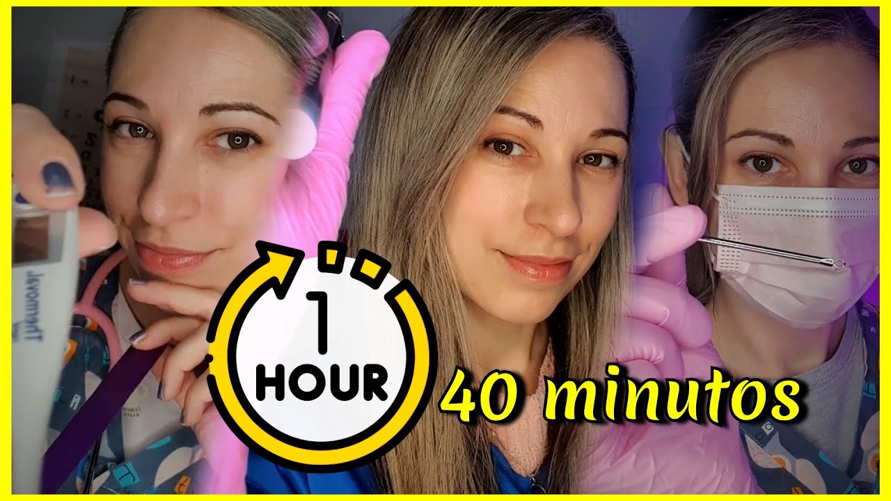 Clinica ASMR | Las 5 Mejores Revisones médicas de tu noche | Español
