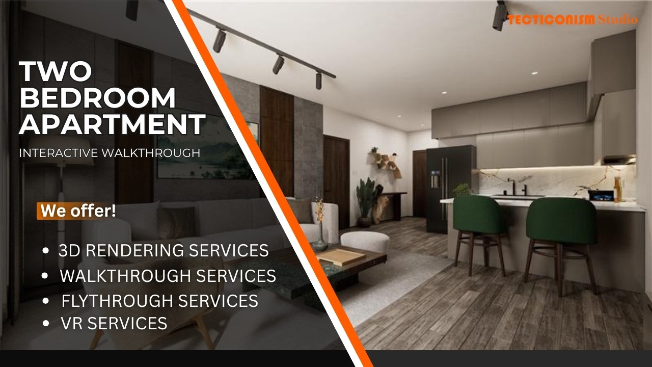 Two Bedroom Apartment | Interactive Walkthrough in Unreal Engine 5 | TECTICONISM Studio