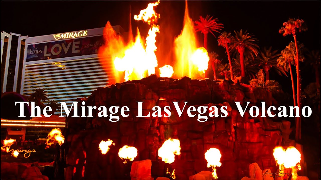 The Volcano show at The Mirage hotel Las Vegas #lasvegas #lasvegasstrip #themirage