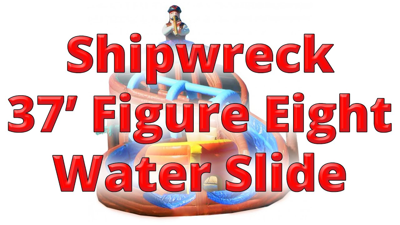 Shipwreck 37' Figure Eight Water Slide | eInflatables