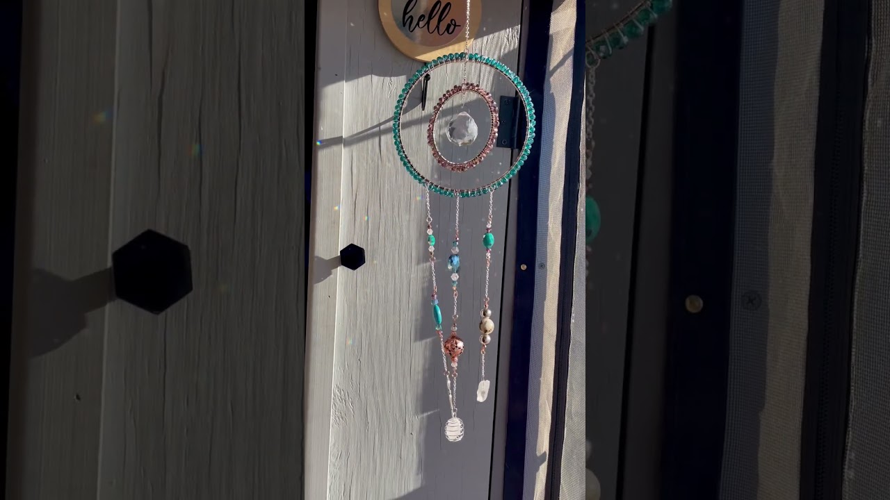 The XXL dream orbit suncatcher 🤩 #suncatchers #handmadewithlove #vibes #fairycore #diycrafts #craft