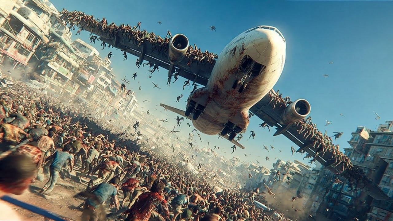 A mysterious virus turns all flight passengers into deadly monsters