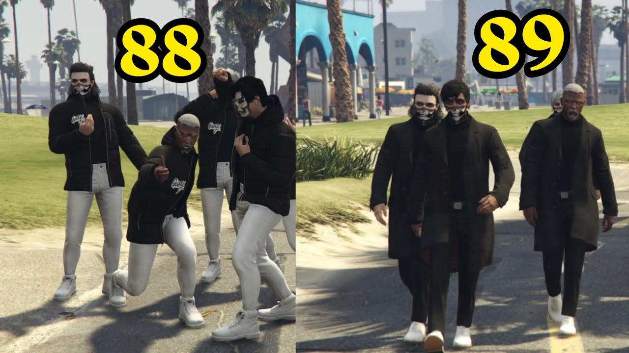 قراند 5|لبس فخم لي شخصية الولد تصميم المشتركين 88 & 89