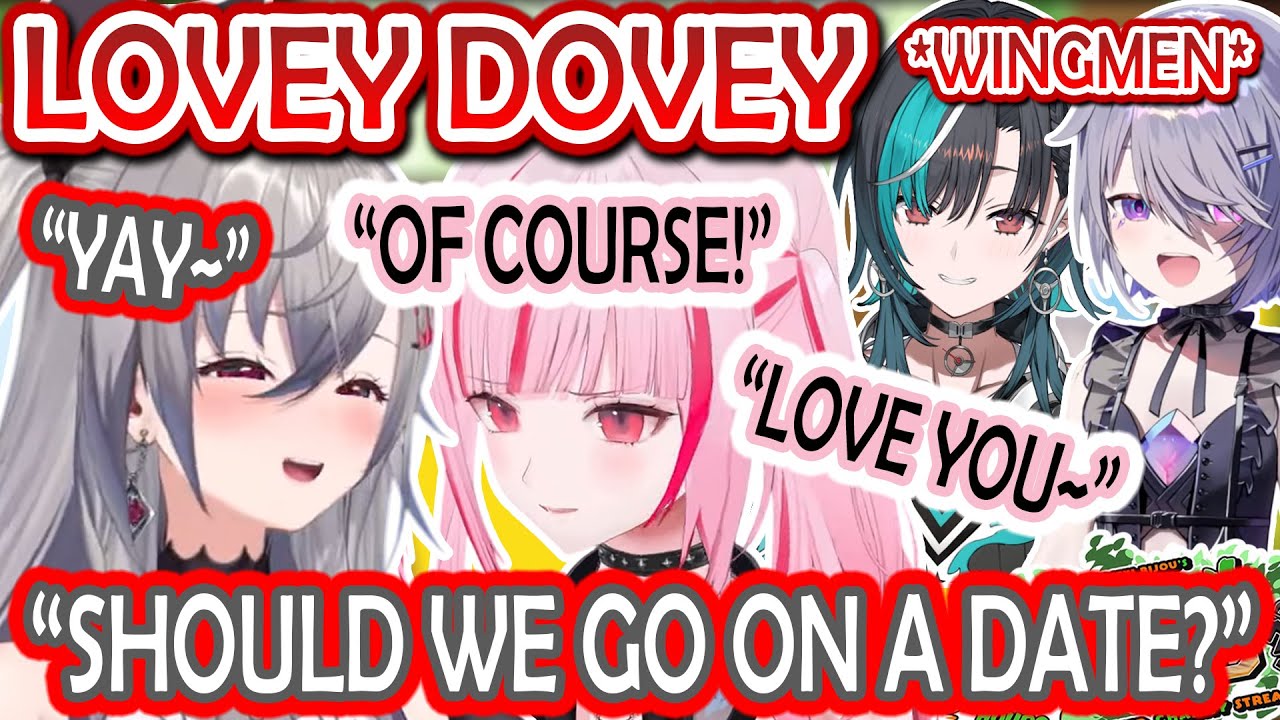 Calli and Riona Flirt with Each Other While Biboo and Chihaya Watch (and enable them)