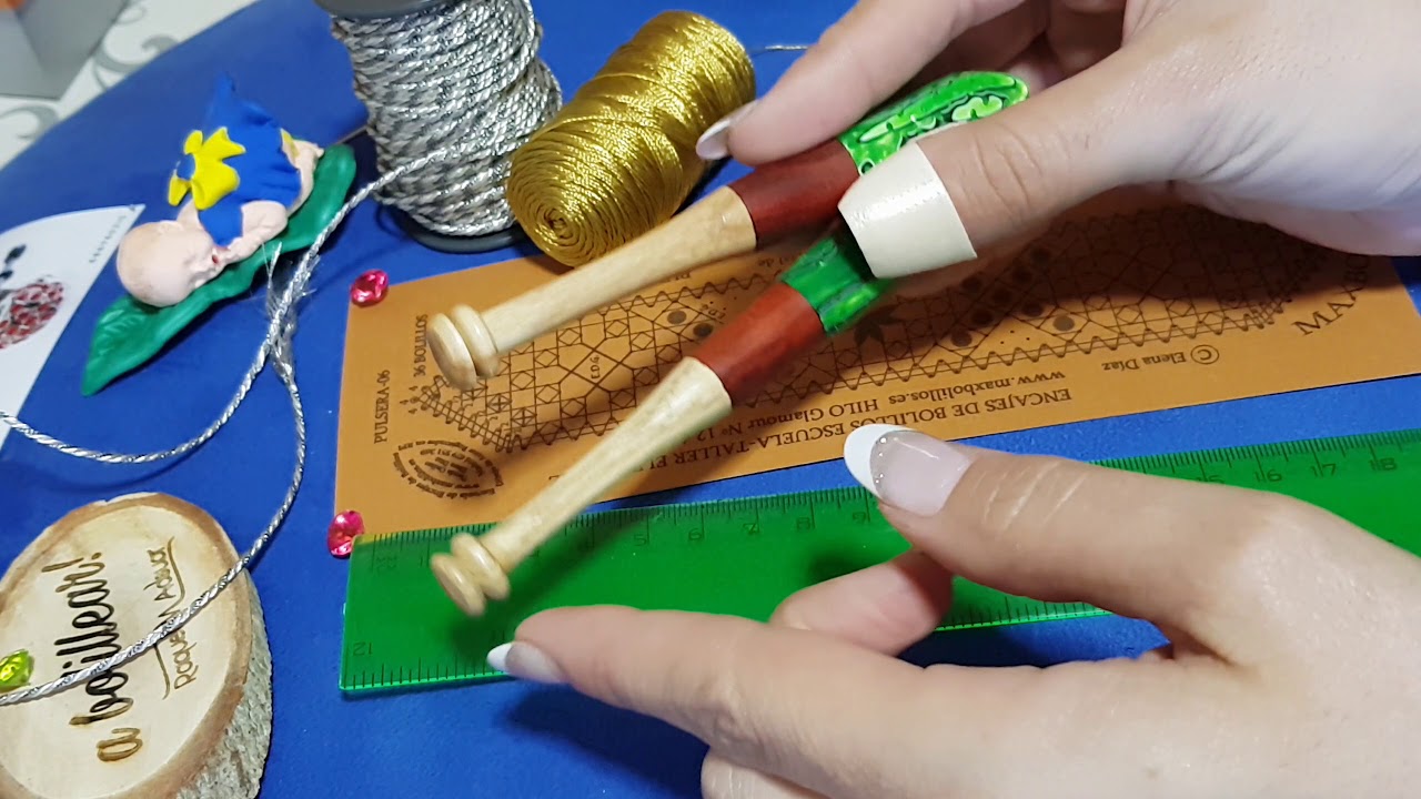 Cómo calcular la cantidad de hilo a poner en cada bolillo - Raquel M.Adsuar Bolillotuber