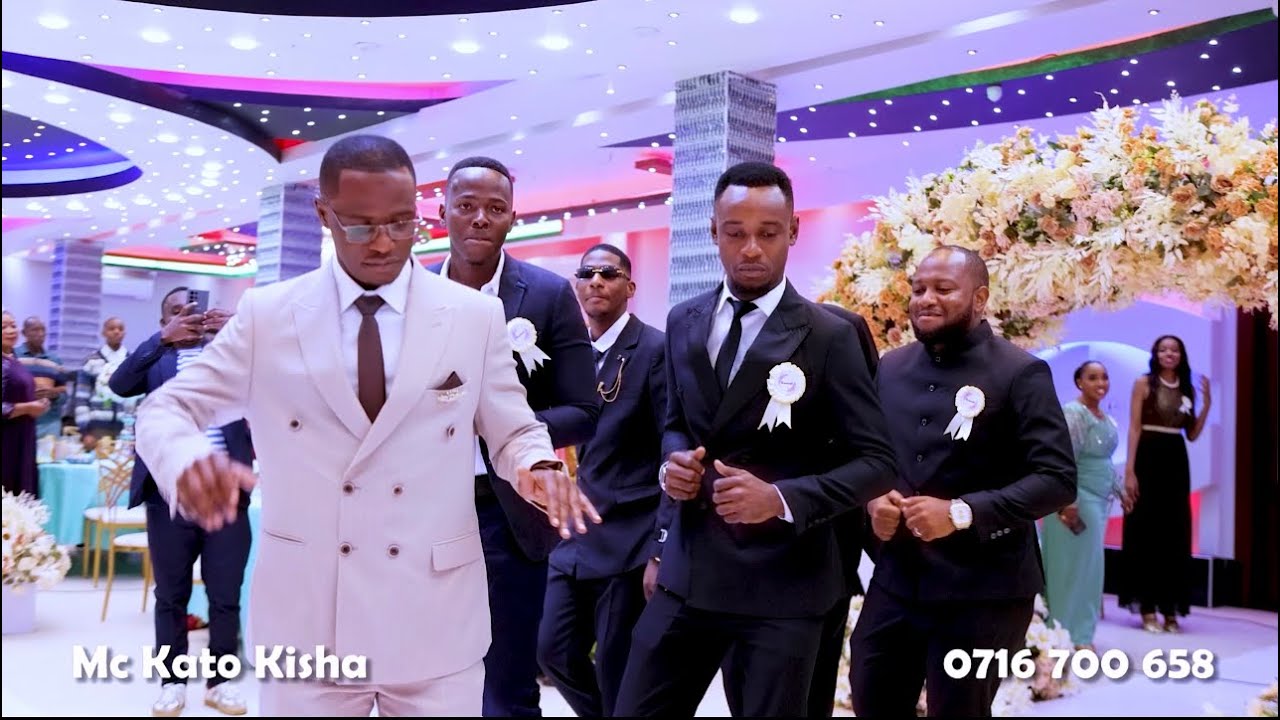 UTAPENDA BW HARUSI ALIVYOINGIA KWA VIBE AKISINDIKIZWA NA MARAFIKI ZAKE |YUSUPH AND SALKA WEDDING