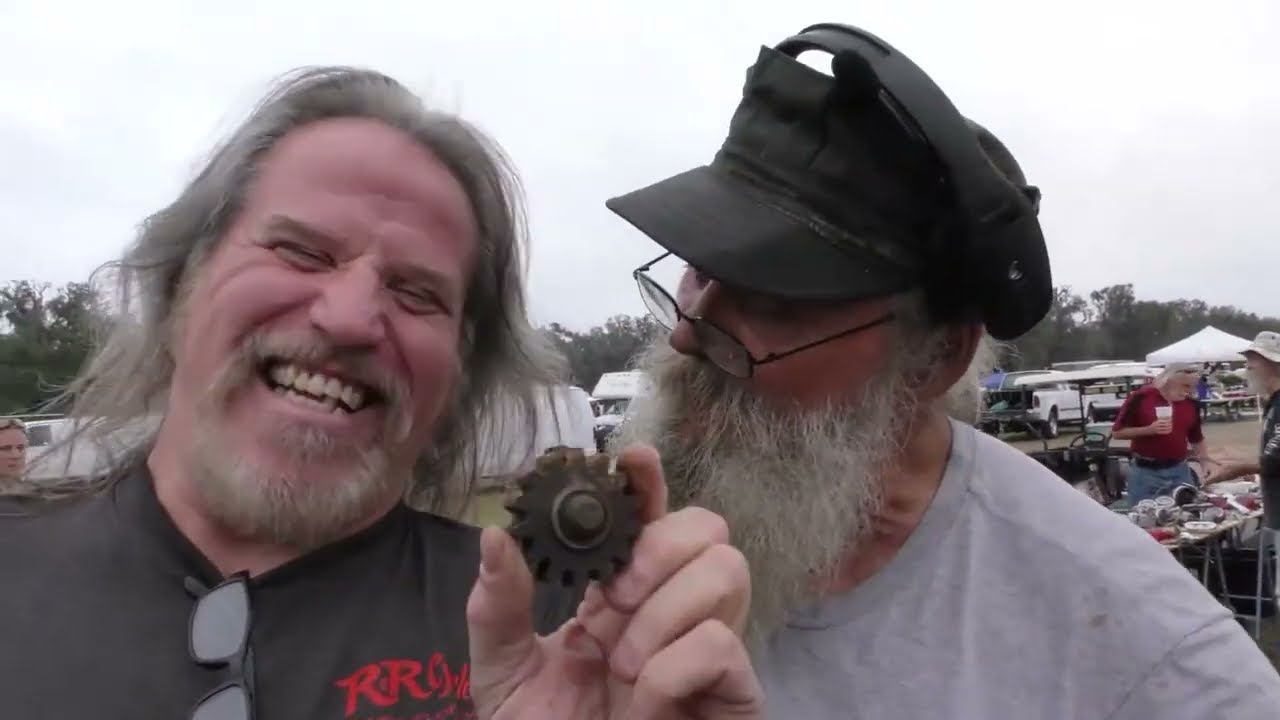 BTR Lite!  Flag Ceremony at the Buffalo Chip Treasure Hunting at Webster Swap Meet