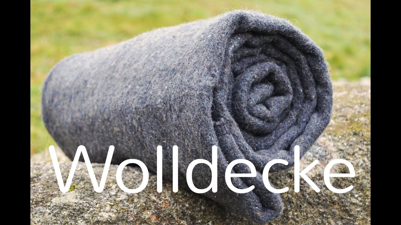 Wie rollt man eine Wolldecke ein? | Wanderfalke