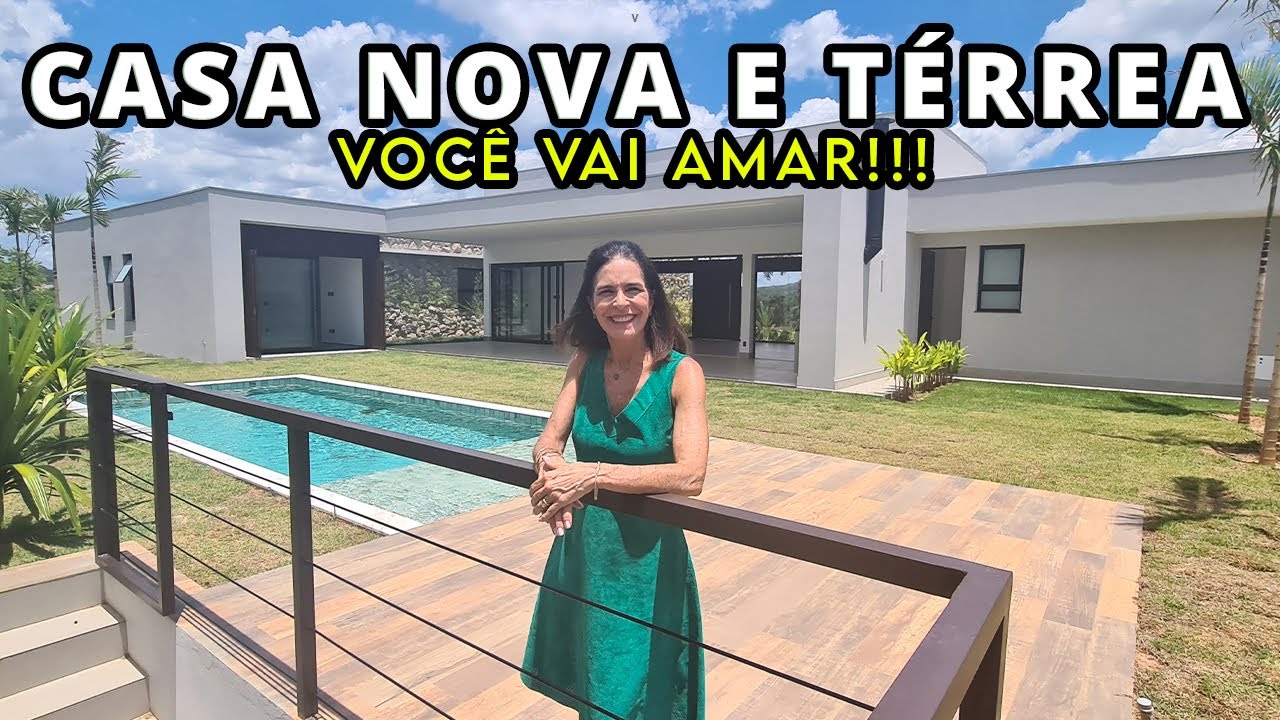 CASA NOVA, T&Eacute;RREA E SUPER INTEGRADA