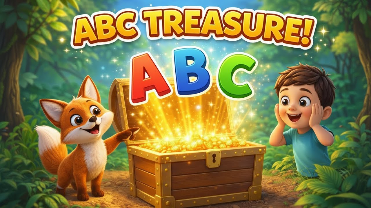 Поиск сокровищ по алфавиту | Изучаем буквы от А до Я для детей #learningabc #abctreaure