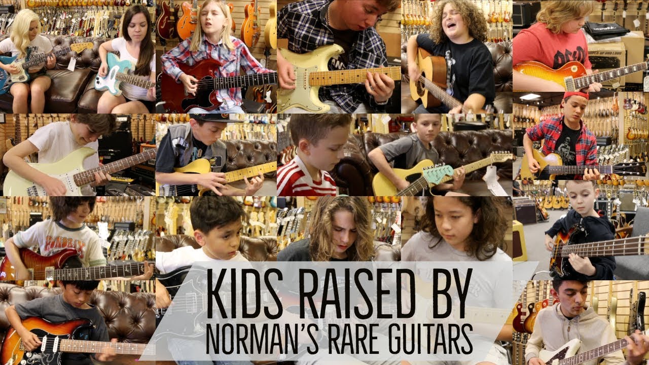 Kids Raised by Norman's Rare Guitars
