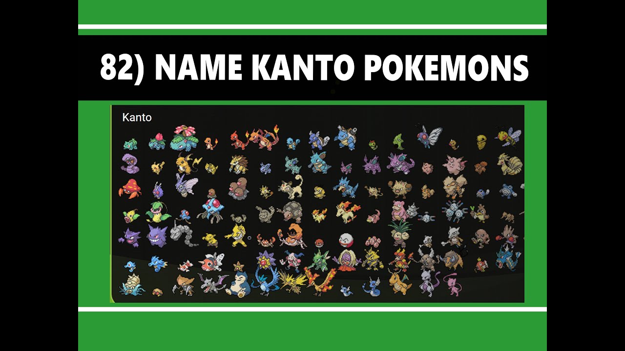 (Day 82) Naming all 151 Kanto Pokemons... beat my score...