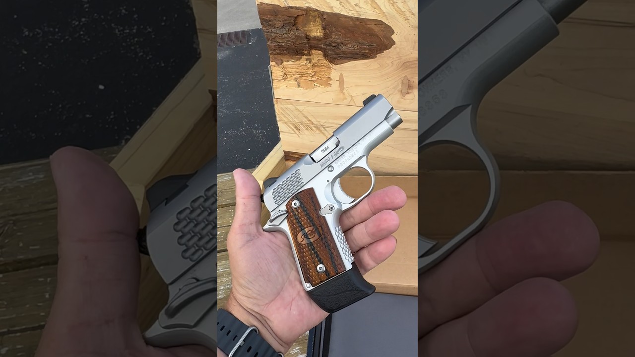 Давайте взглянем на этот некогда любимый Kimber Micro 9 Stainless Raptor. 🔥