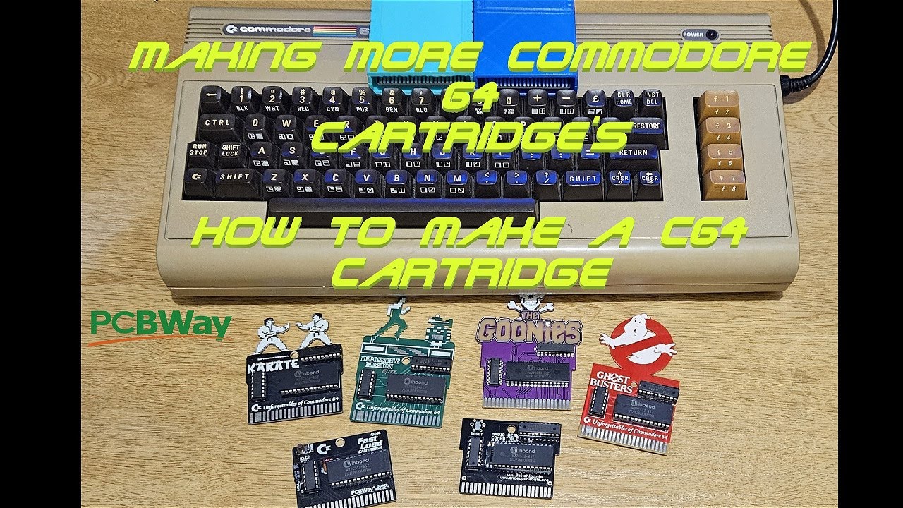 How to make a C64 Magic Desk 512k Cartridge