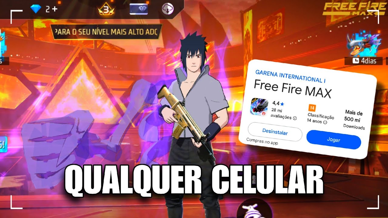 Como Baixar Free Fire Max em Qualquer CELULAR Sem VPN e PLAY STORE ATUALIZADO!!!