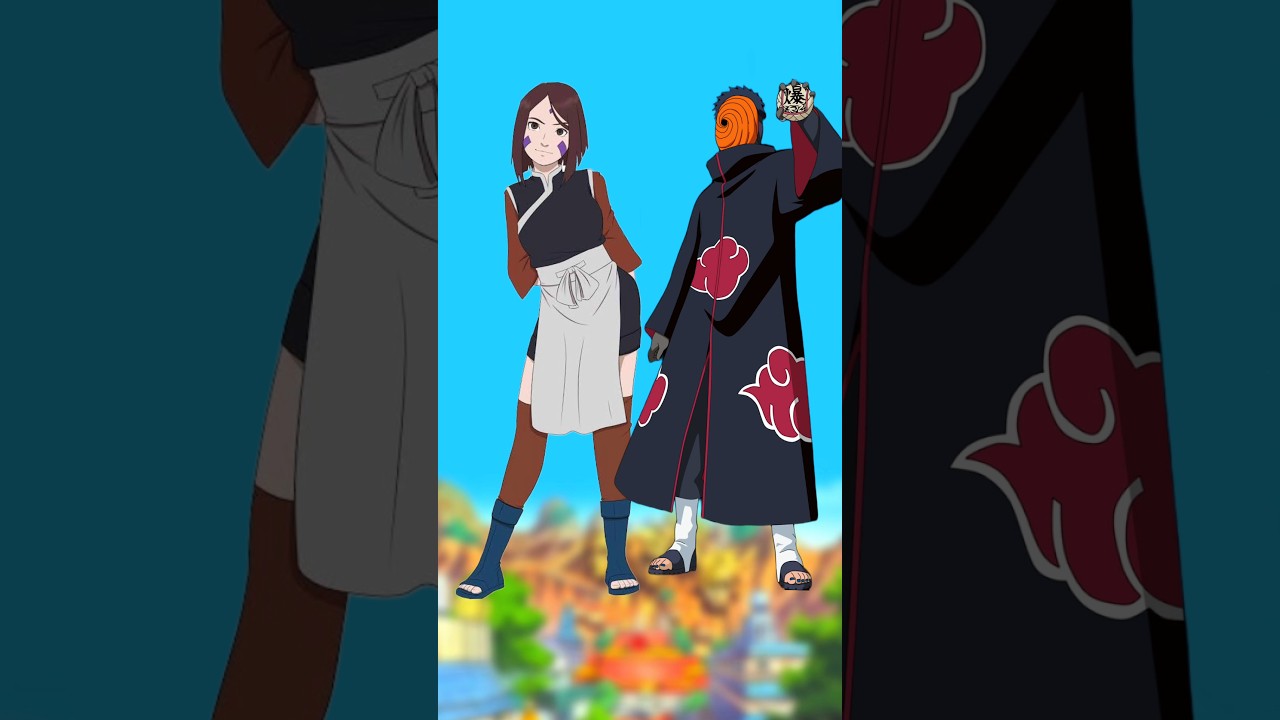 Obito vs rin | who is strong? #naruto #obito #narutoshippuden #youtubeshorts #shorts