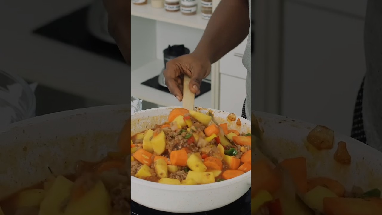 Everyone will love this! - Ground beef potatoes, carrots