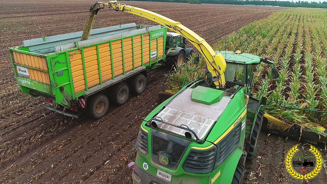 John Deere 9800i / LU Blunk / Fendt 939, 936, 724 / 2 x Krone TX 560 / Mais Ernte 2019