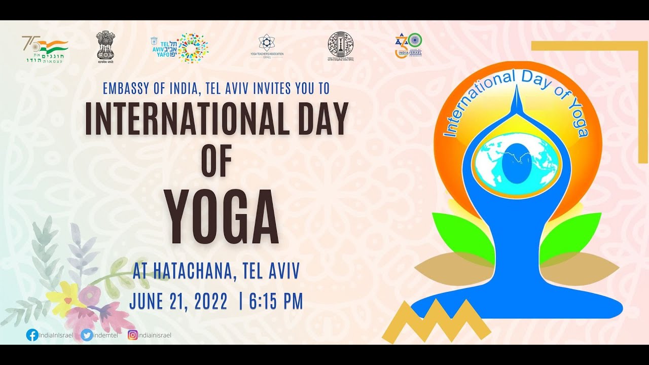 8th International Day of Yoga Celebrations in Tel Aviv, Israel