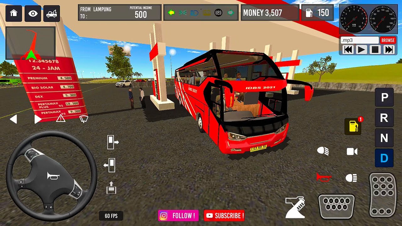 IDBS Bus Simulator Lampung - Cilegon New Update