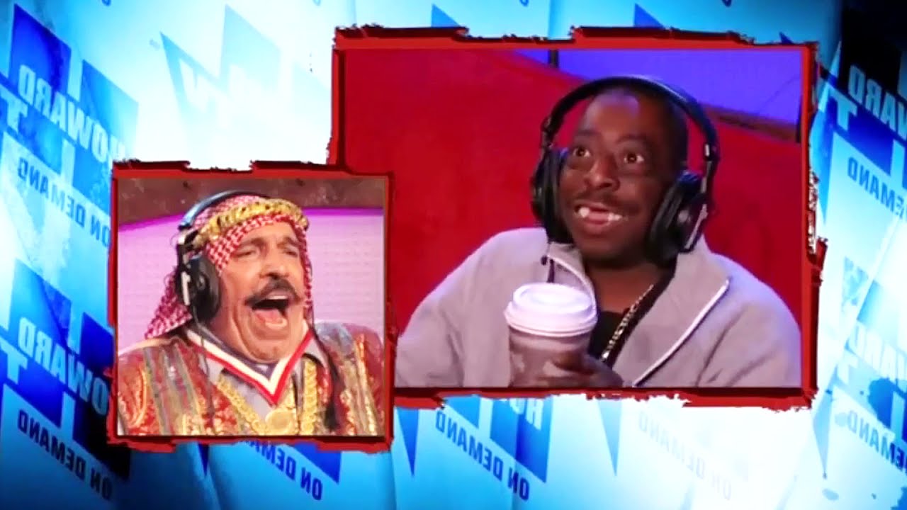 Beetle-juice vs. Iron Sheik. Howard stern TV *LEGENDARY* full SEGMENT