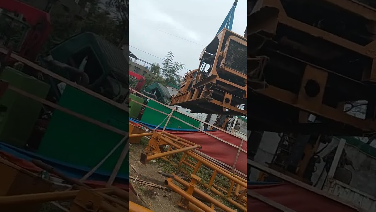 Loading  drilling machine