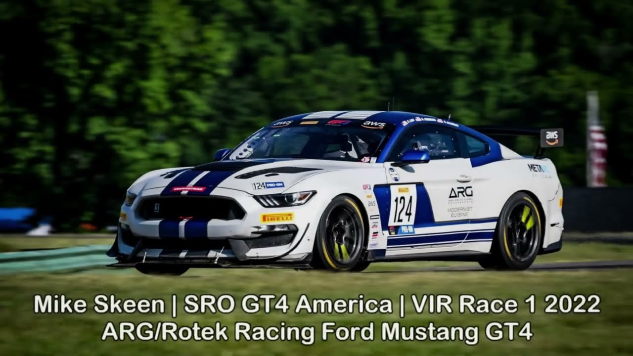 Mike Skeen: Mustang GT4 VIR Race Onboard