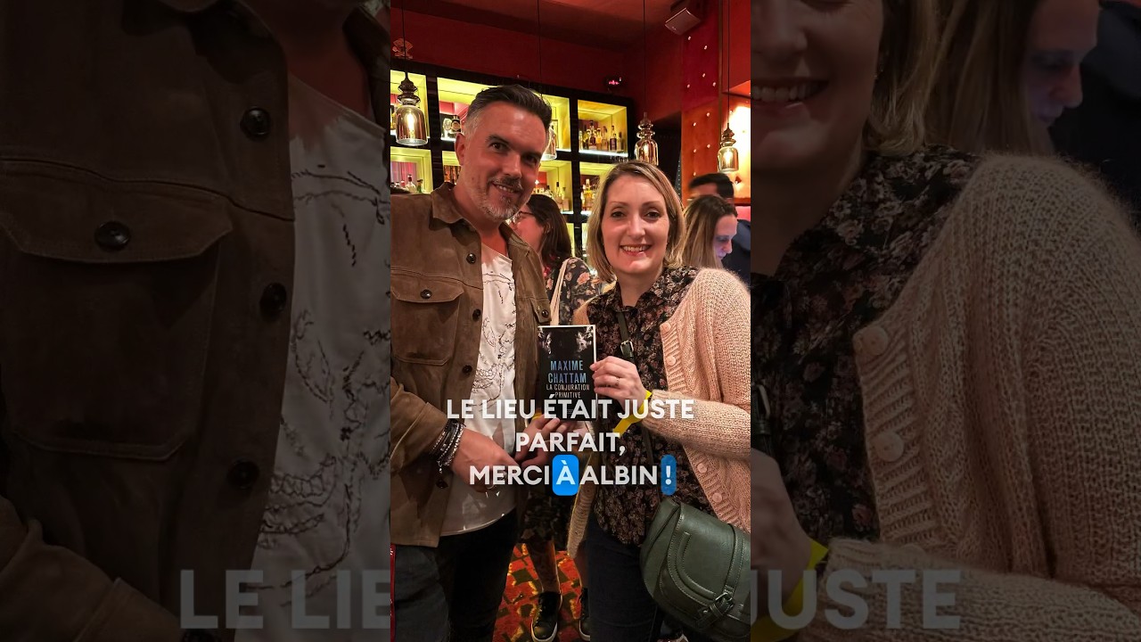 Soir&eacute;e Albin Michel &agrave; Lyon #booktube #vloglecture