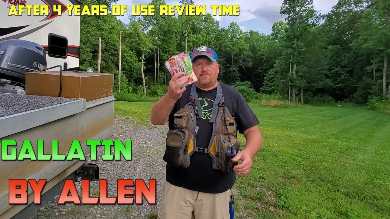 Fishing Vest after 4 years of use Gallatin by Allen