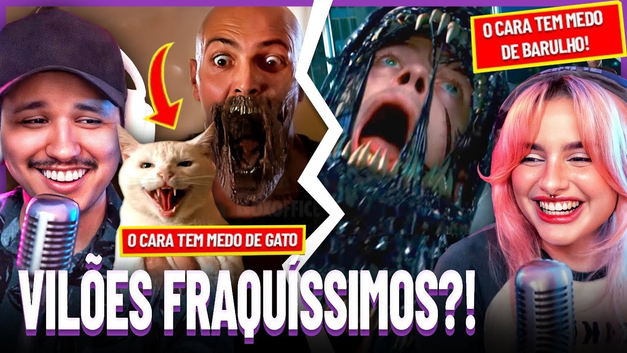 5 VILÕES COM FRAQUEZAS MUITO IDIOTAS | React Canal Peewee