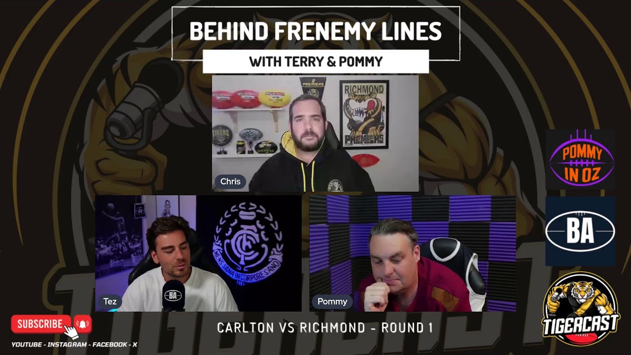Behind frenemy Lines - Round 1 vs Carlton ft Terry and Pommy