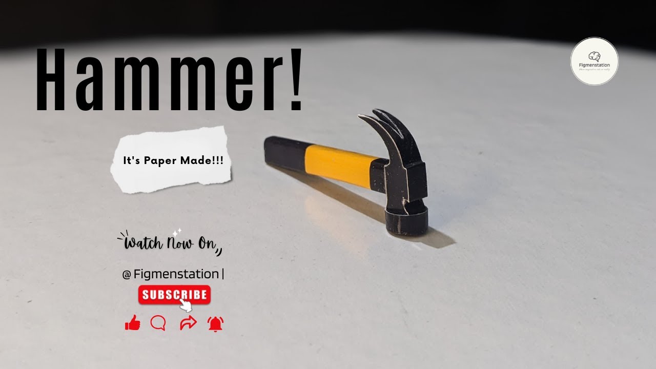 DIY: Paper Made Hammer Easy