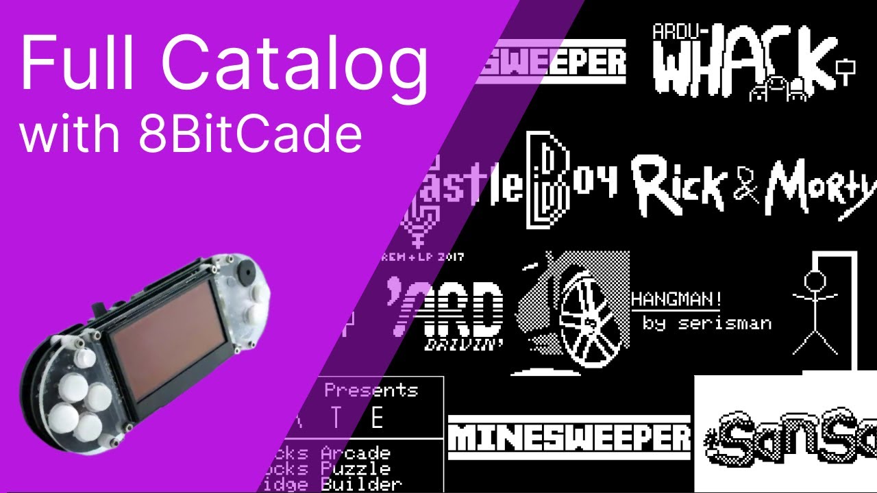 MASSIVE Game Catalog for your 8BitCade (500+ Games)