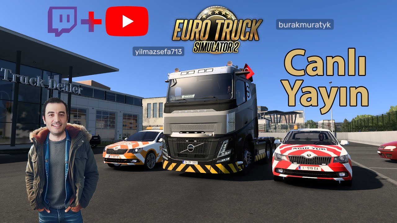 🚚 ETS2 CANLI | AĞIR YÜK TAŞIMACILIĞI ESCORTLU  #9 | LOGITECH G29 + SHIFTER