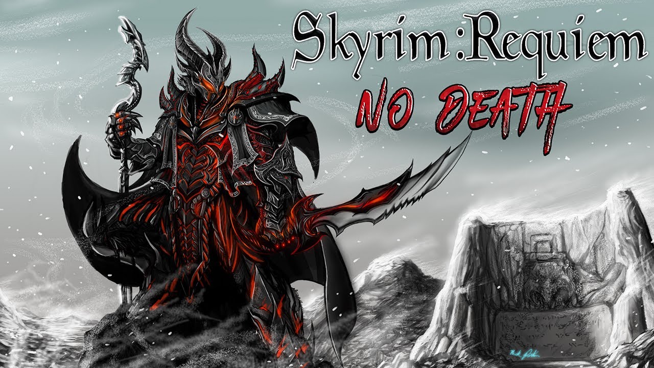 Skyrim SE: RFAB  - БЕЗ СМЕРТЕЙ (50-400%) 3) Охотница на драугров