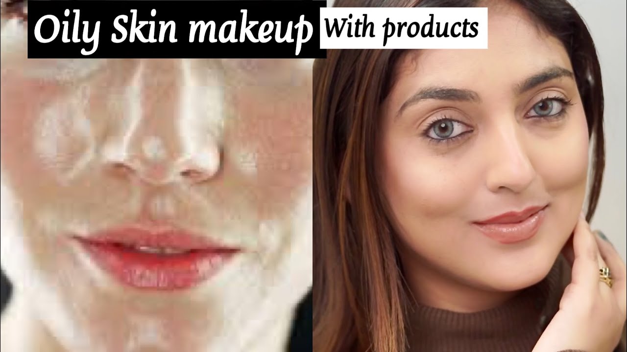 Oily Skin Makeup tutorial(100%Works) #beauty #oilyskin #oilyface #beautytips