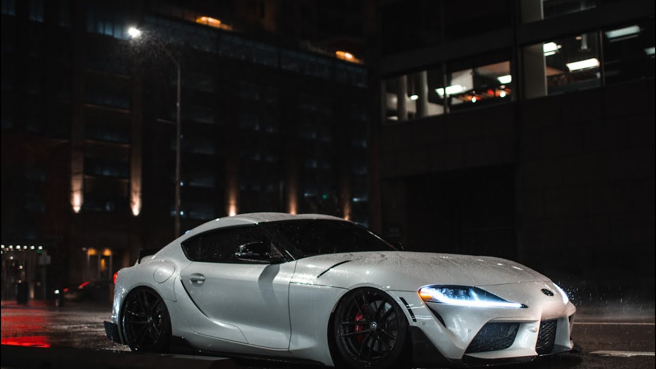 The first 2022 CF Mk5 Supra on Bagriders Super Low air ride.