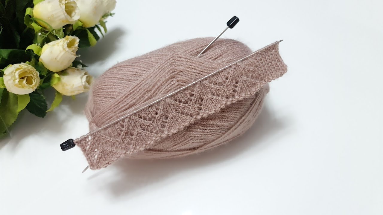 İki şiş ajurlu örgü modeli / yelek hırka örgü modelleri / knitting patterns