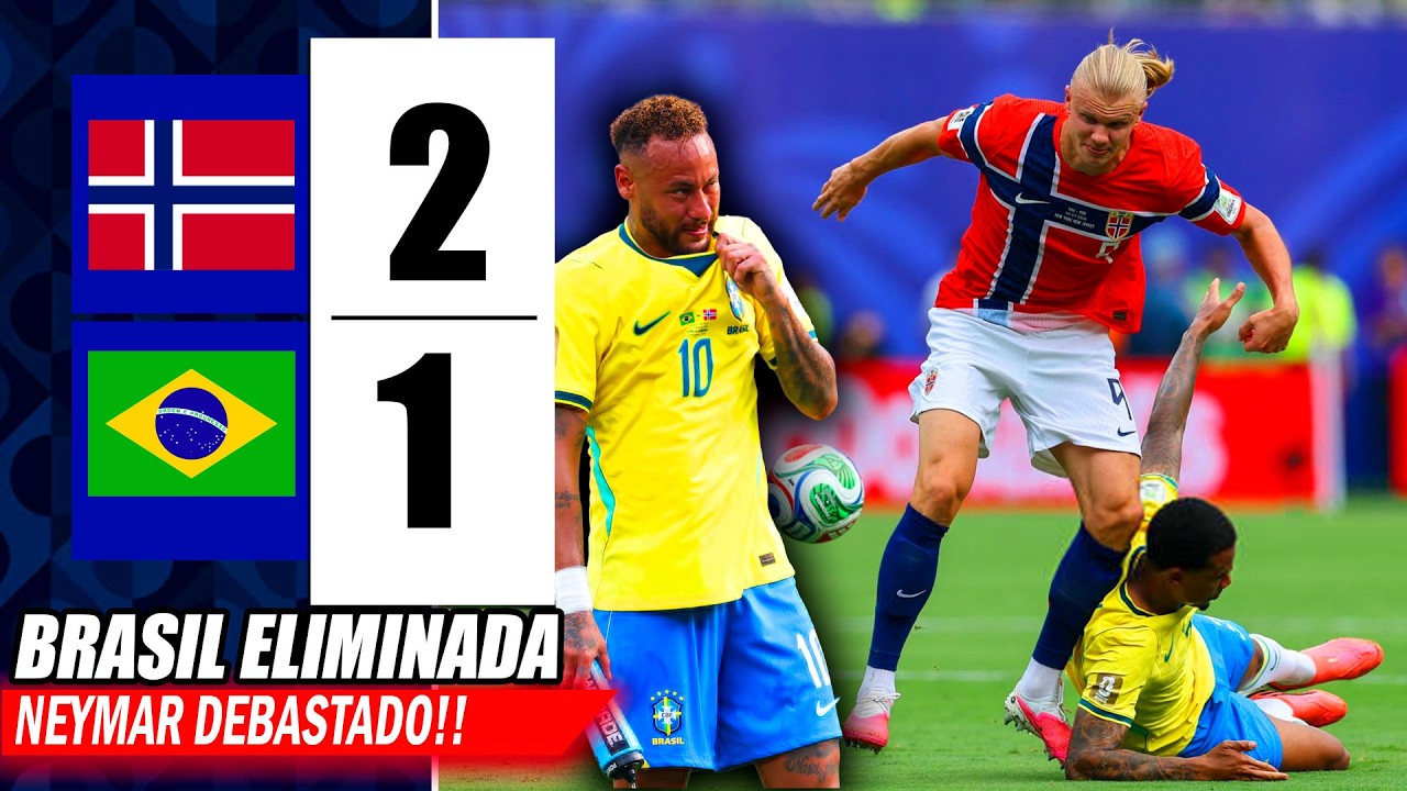 HAALAND hace LLORAR a NEYMAR con DOBLETE | BRASIL vs NORUEGA 1-2 | Copa Mundial 2026