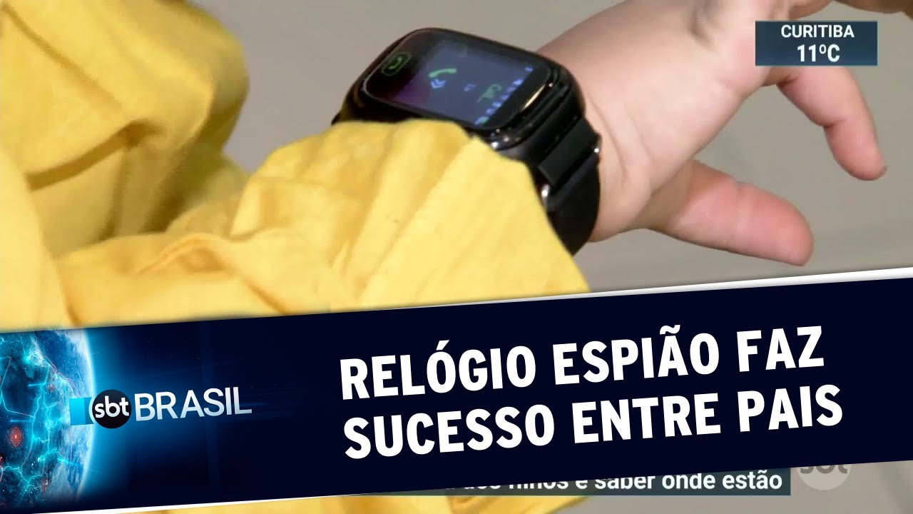 Relógio que rastreia, monitora e liga para filhos vira febre entre pais | SBT Brasil (03/08/19)