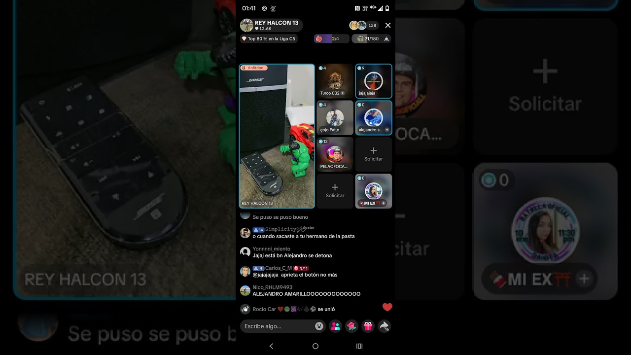 REY HALCON 13 Y PELAOO FOCA Y CARLITOS VERA Y COJO PATO Y AJAJAJAJA 