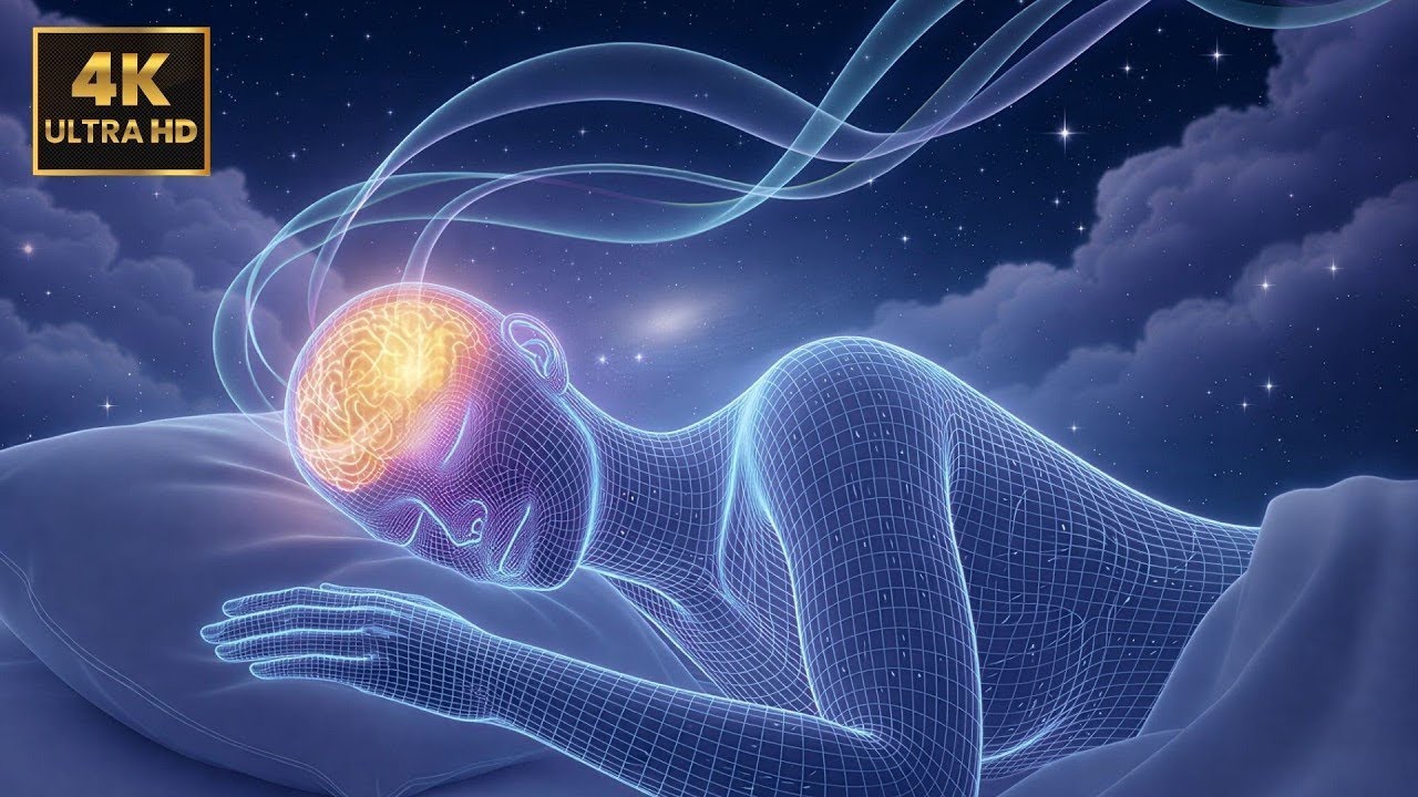 432Hz + 528Hz • Fall Into Deep Healing Sleep • Stress Relief, Melatonin Release • Remove Insomnia