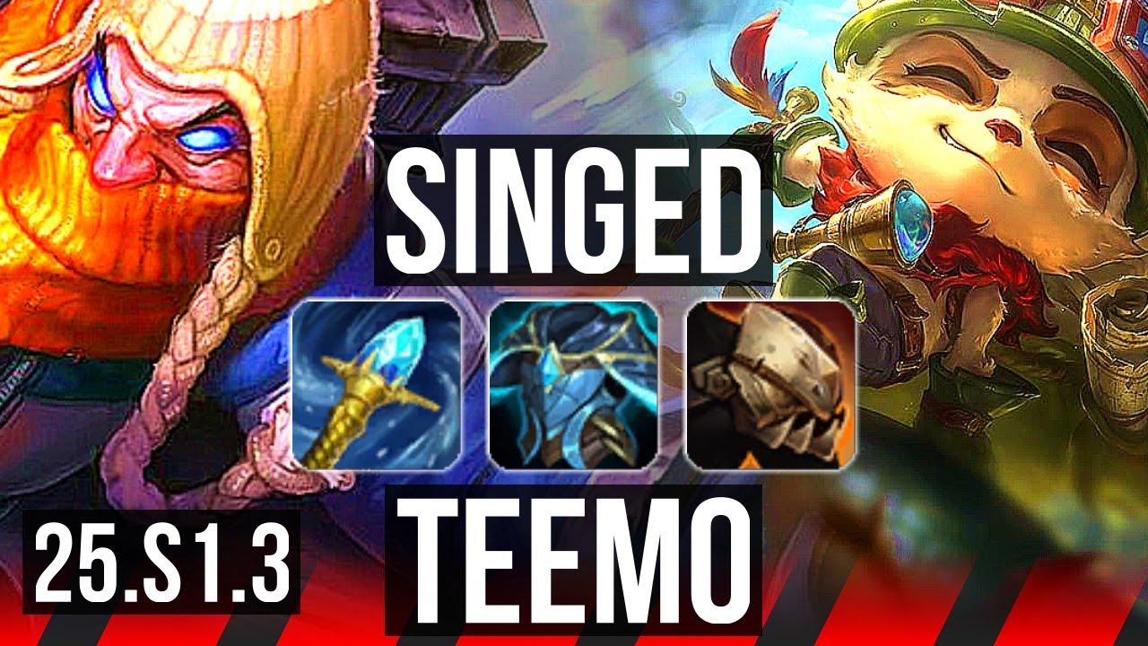 SINGED vs TEEMO (TOP) | KR Master | 25.S1.3