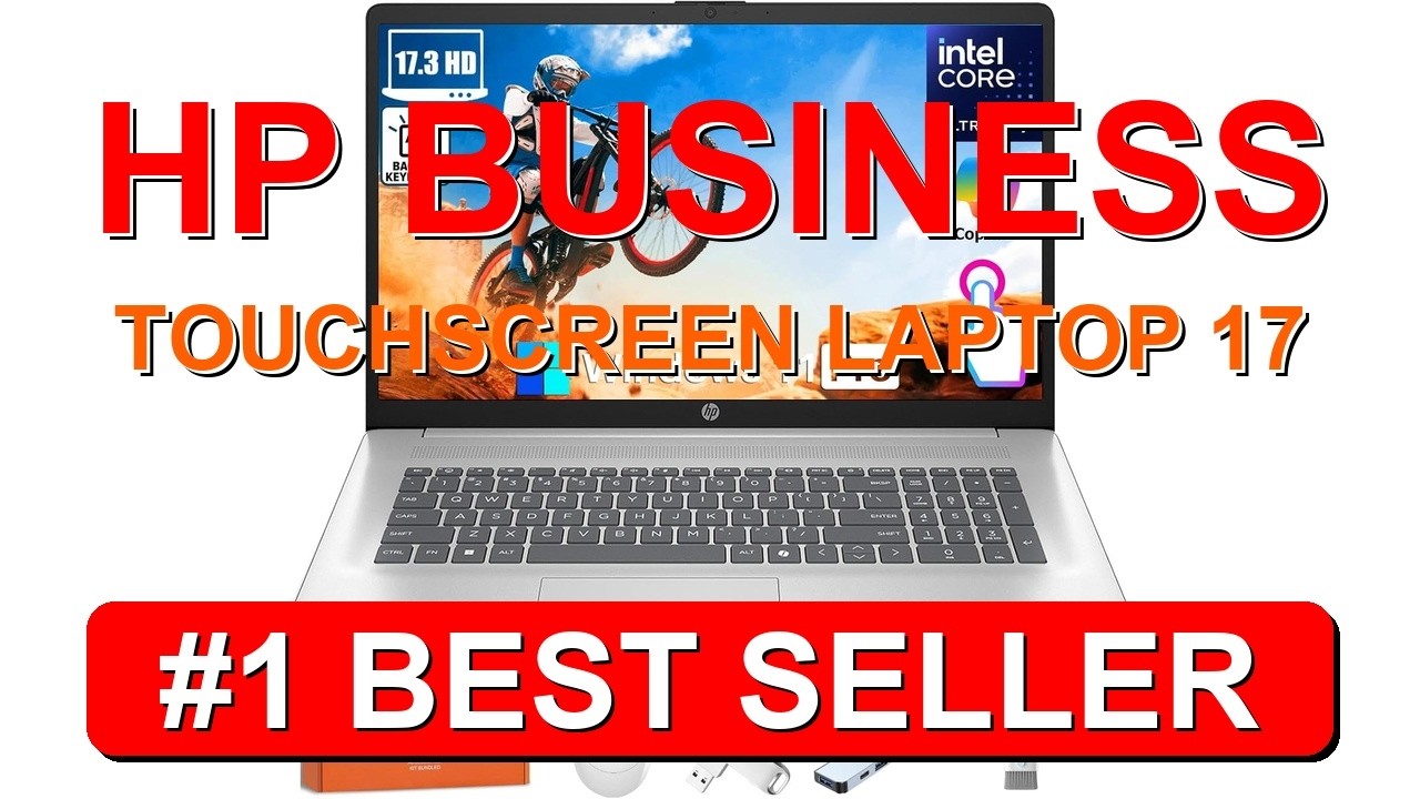 HP Business Touchscreen Laptop 17 inch Intel Ultra 7 255U Intel AI - B0FL7V32G5