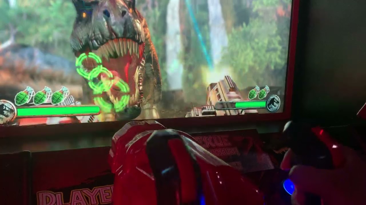 Jurassic Park Arcade Gameplay at The Arcade 
