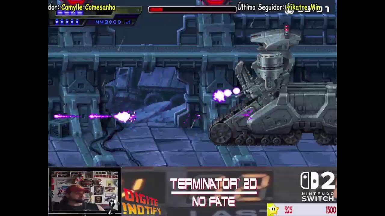 Jogando Terminator 2D No Fate